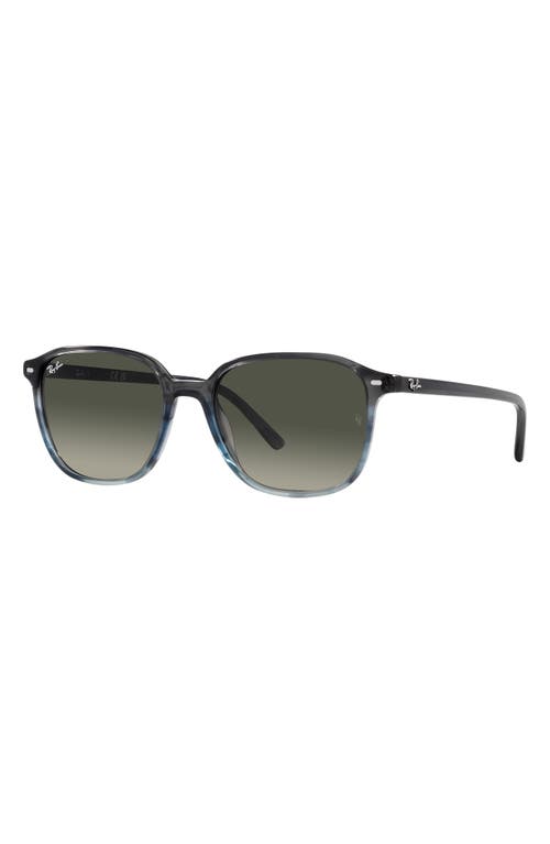 Shop Ray Ban Ray-ban 55mm Square Sunglasses In Grad Grey