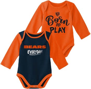Outerstuff Newborn & Infant Orange/Black/White San Francisco Giants Minor League Player Three-Pack Bodysuit Set