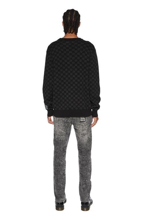 KSUBI KSUBI BOX JACQUARD SWEATER