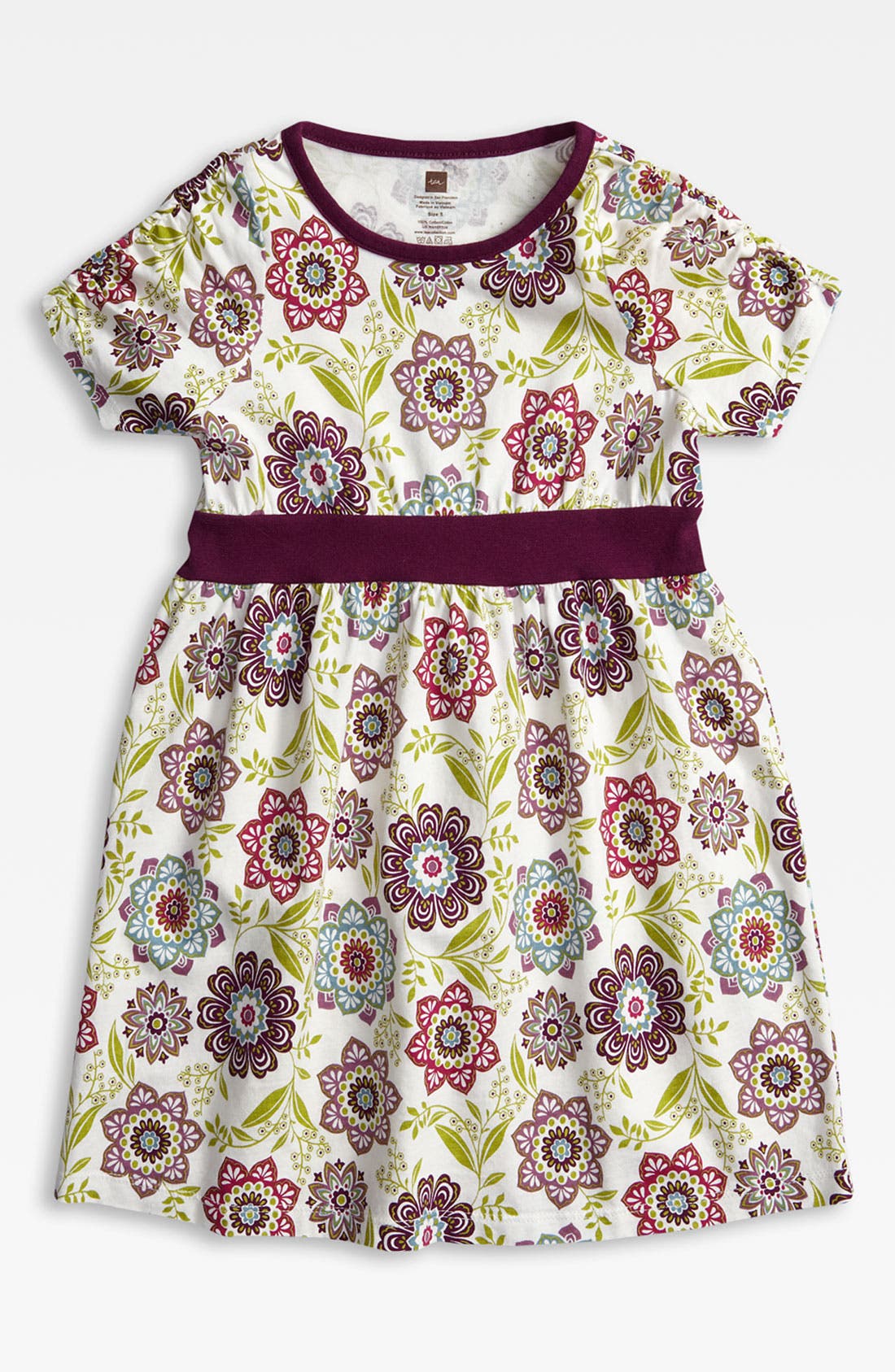 Tea Collection Banded Print Dress (Big Girls) Nordstrom