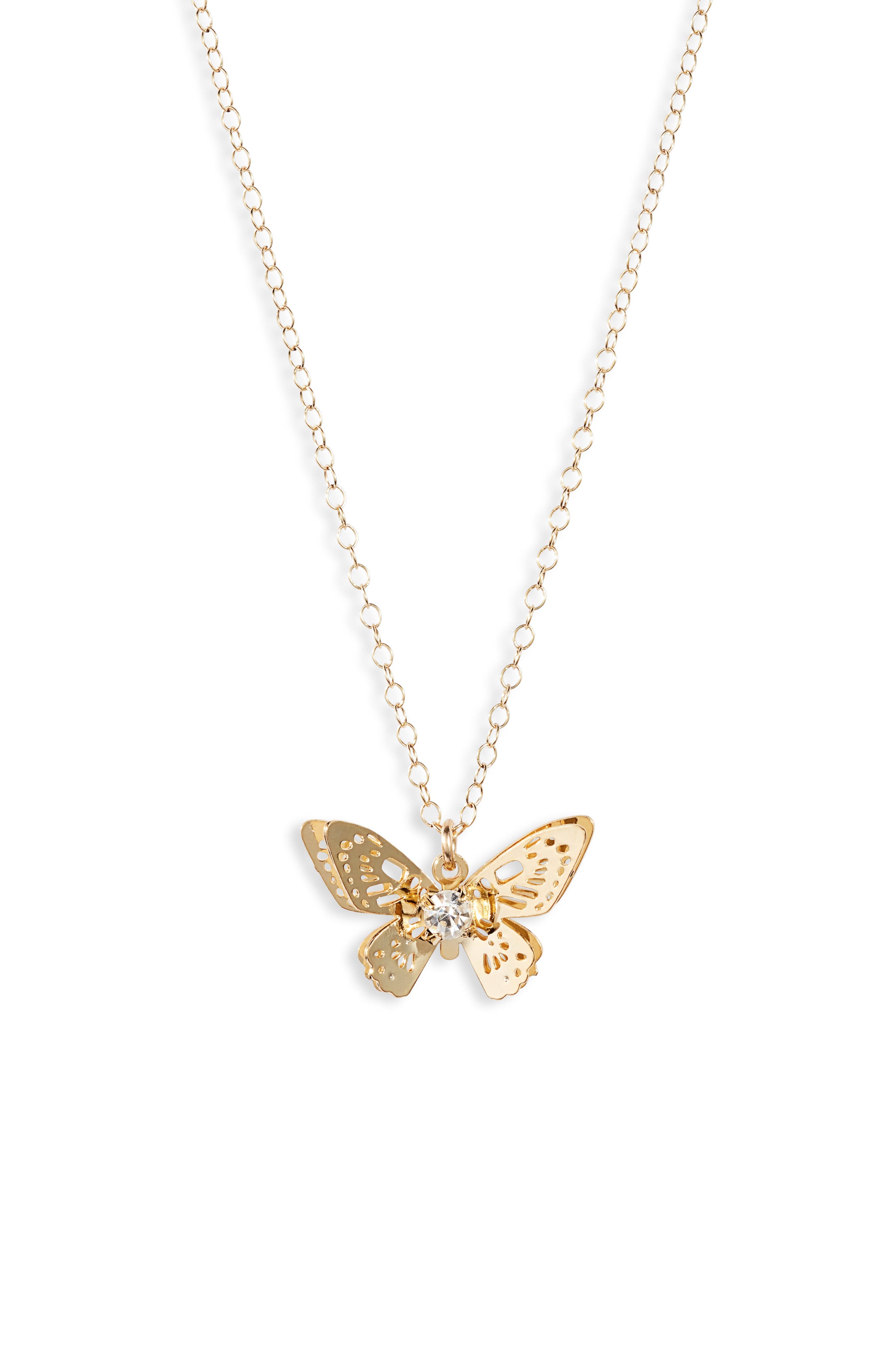 Bracha Monarch Butterfly Pendant Necklace Nordstrom