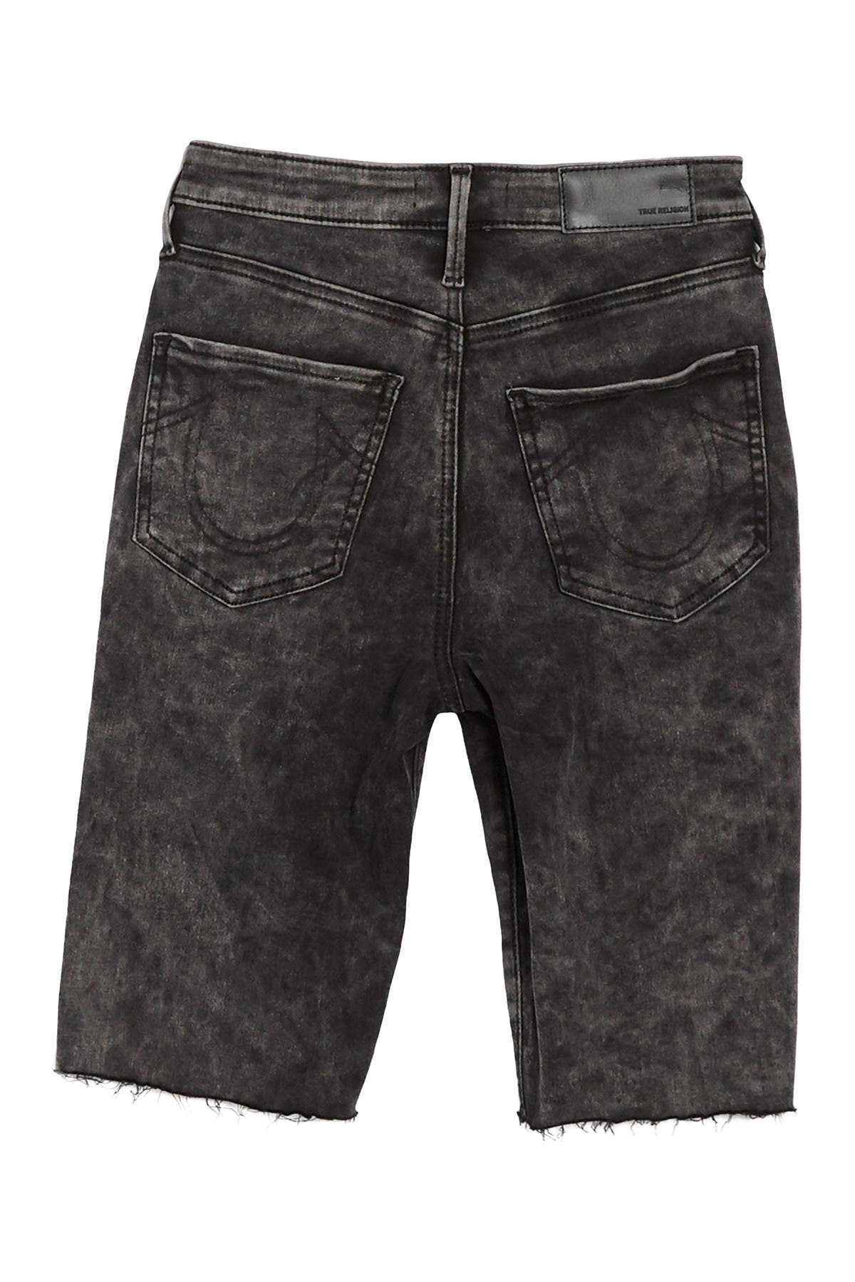 true religion grey shorts