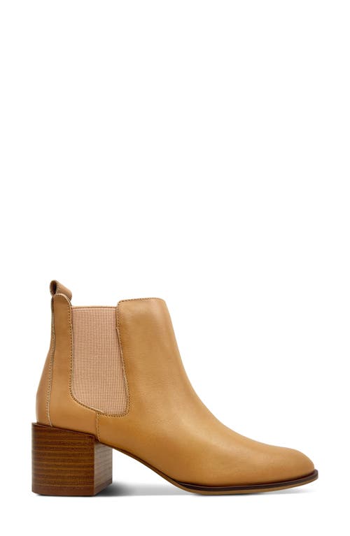 Melissa Pointed Toe Chelsea Boot in Lt. Tan Leather