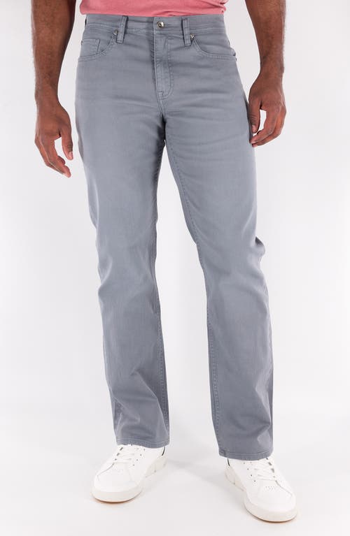 Shop Devil-dog Dungarees Relaxed Straight Leg Stretch Jeans In Gray Beard