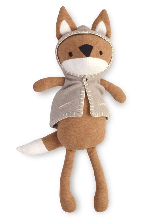 Crane Baby Plush Cotton Stuffed Animal In Brown