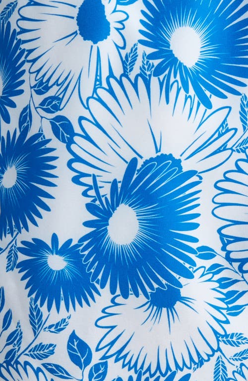 Original Penguin Floral Stretch Swim Trunks In Skydiver