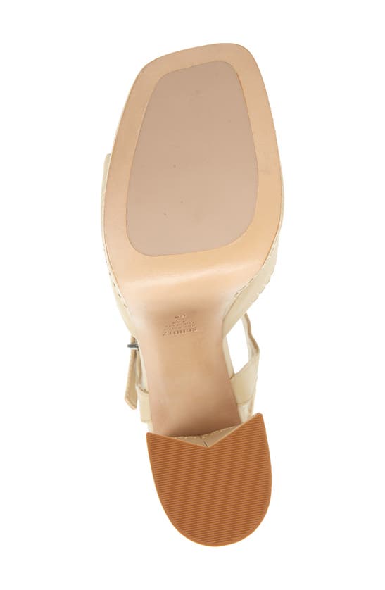 Shop Schutz Lenne Platform Sandal In Almond Buff