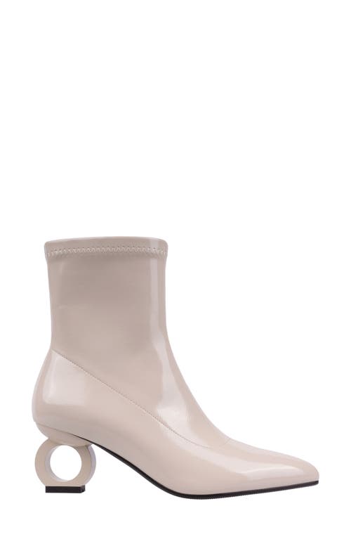 Ninety Union Greece Pointed Toe Bootie In Beige