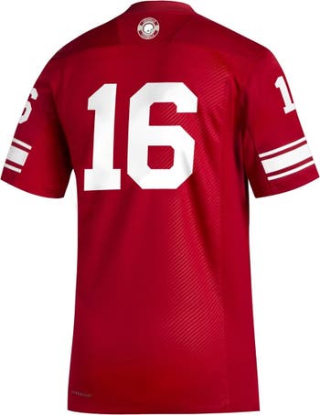 Adidas Men's Louisville Cardinals White Replica Football Jersey, Large | Holiday Gift