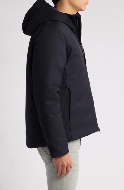 Shop Save The Duck Barnaby Hooded Jacket In Blue Black