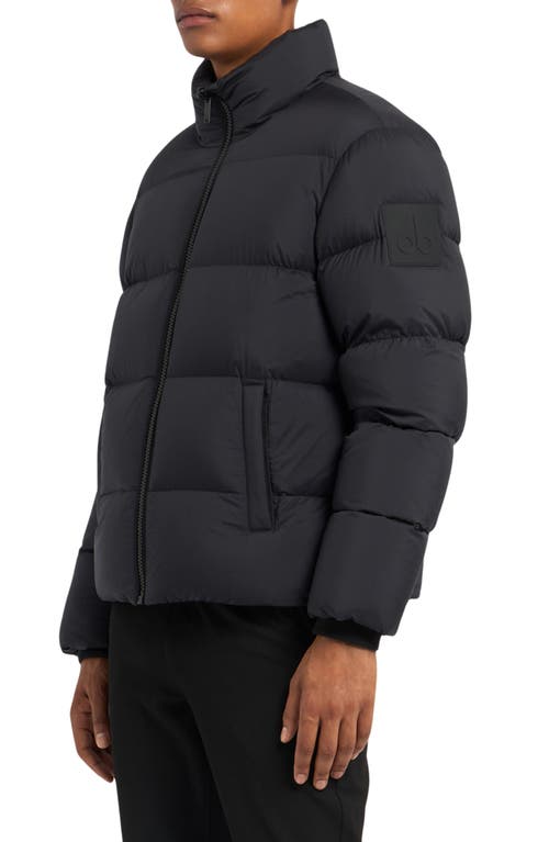 Shop Moose Knuckles King Reversible Quilted Down Puffer Jacket<br /> In Black