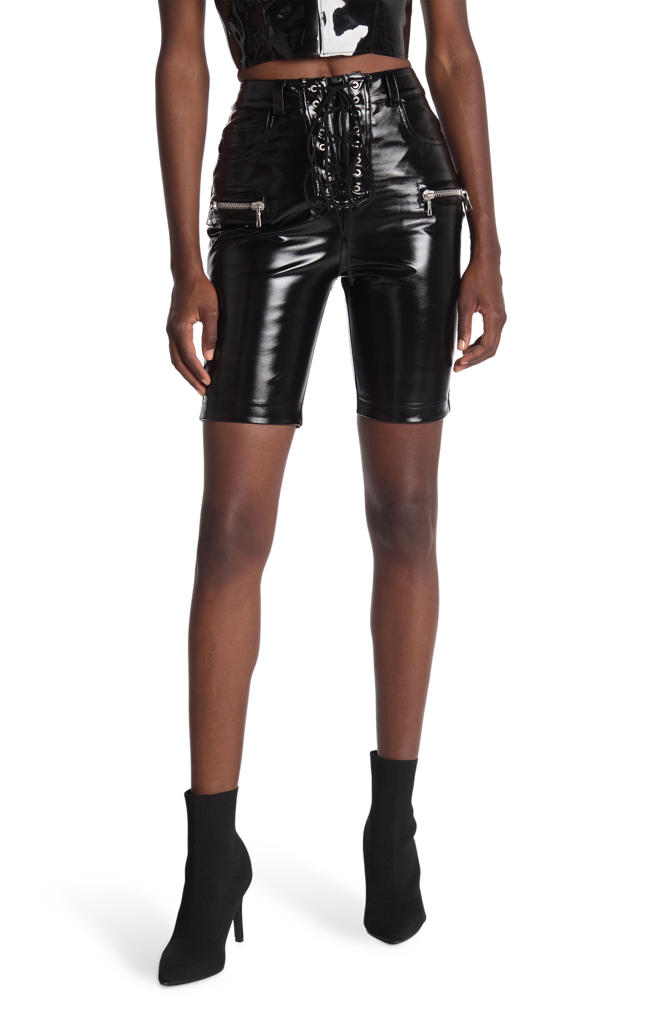 UNRAVEL PROJECT Cyclist Faux Leather 