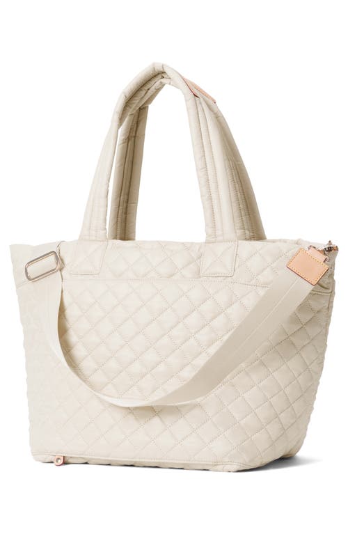 Mz Wallace Medium Metro Deluxe Tote In Sandshell