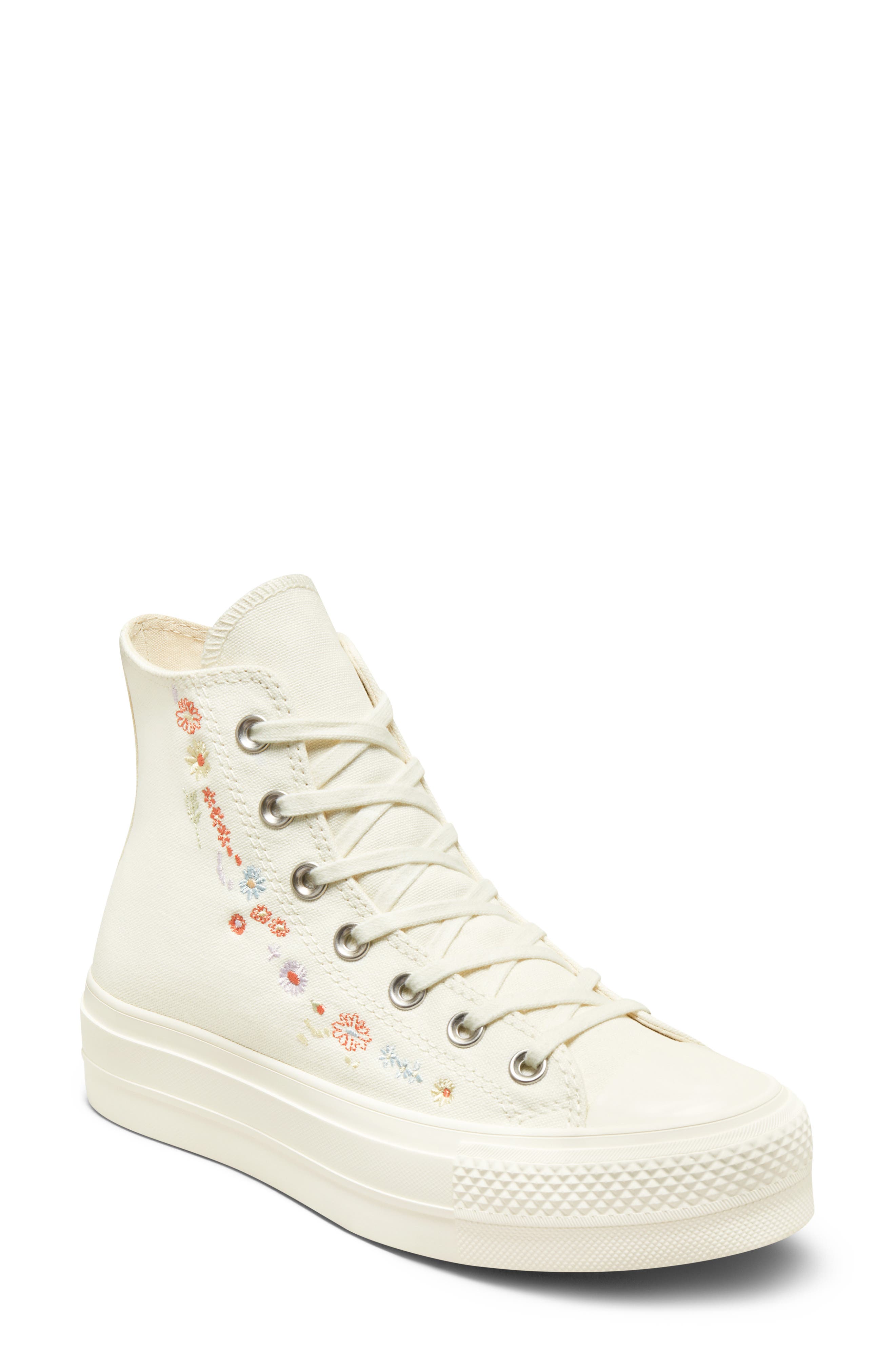 converse white frilly thrills