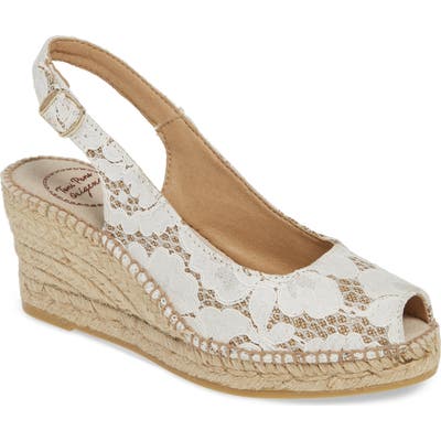 Toni Pons Carol Slingback Sandal, White