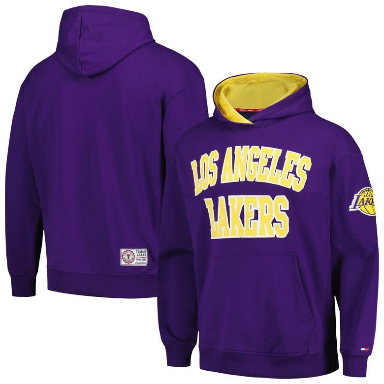 Shop Tommy Jeans Purple Los Angeles Lakers Greyson Pullover Hoodie