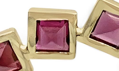 LESLIE PAIGE LESLIE PAIGE GARNET HEART PENDANT NECKLACE