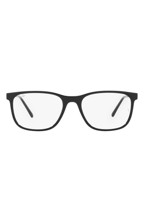 Ray-Ban 53mm Pillow Optical Glasses in Black at Nordstrom
