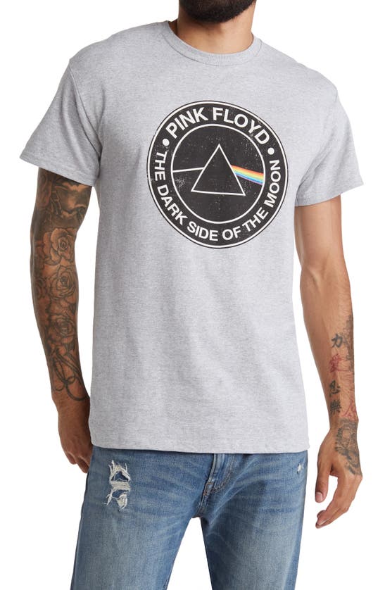 American Needle Pink Floyd Graphic Tee In Heather Grey