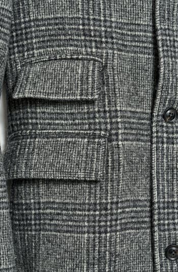 Billy Reid Astor Plaid Wool Blend Coat Nordstrom