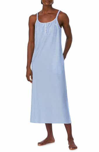 DYLH Women Cotton Nightgown with Shelf Bra Removable Pads
