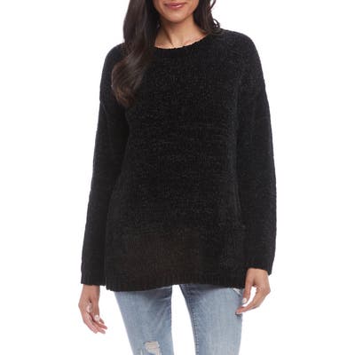 Karen Kane Chenille Sweater, Black