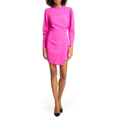 A.l.c. Jane Long Leg Of Mutton Sleeve Minidress, Pink