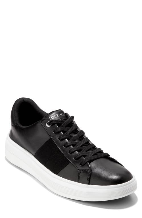 Shop Cole Haan Grand Crosscourt Premier Sneaker In Black/white
