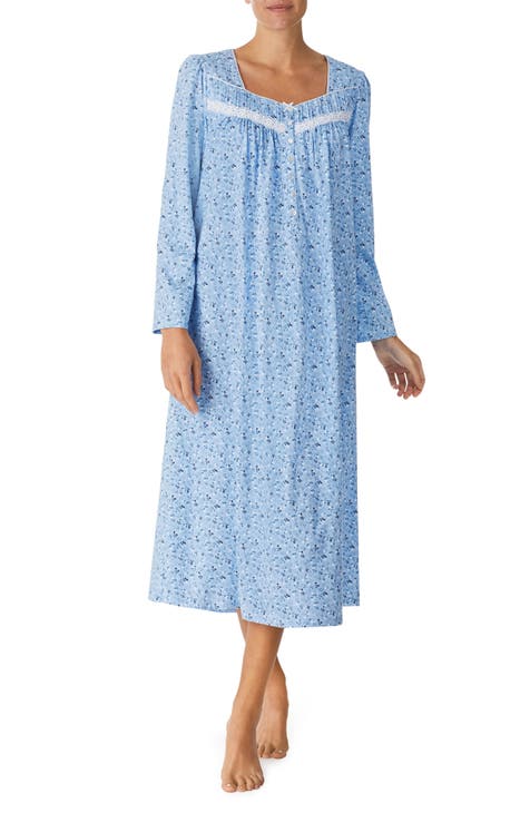 Eileen West, S, NEW,with tags filmy cotton nightgown, 3/4 sleeve