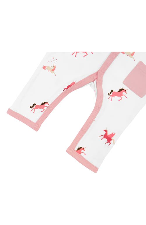 Kyte Baby Unicorn Stretch Romper In Unicorn