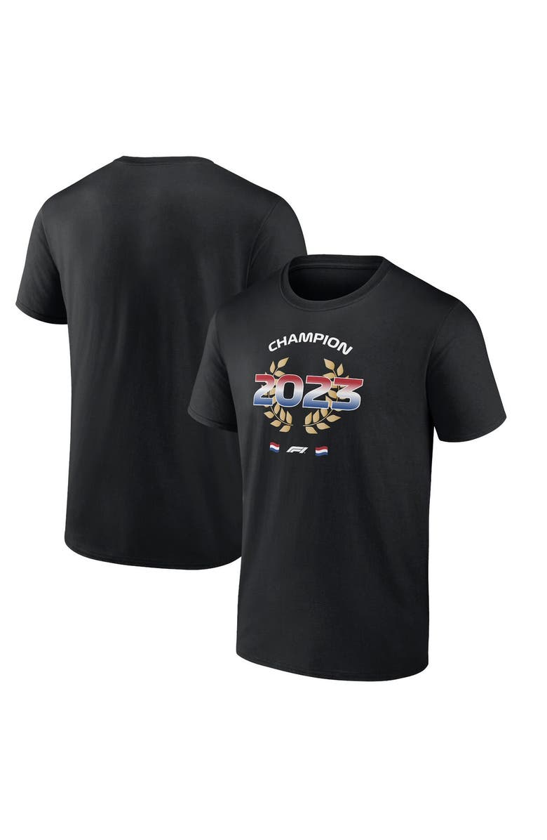FANATICS Men's Fanatics Branded Max Verstappen Black 2023 F1 World