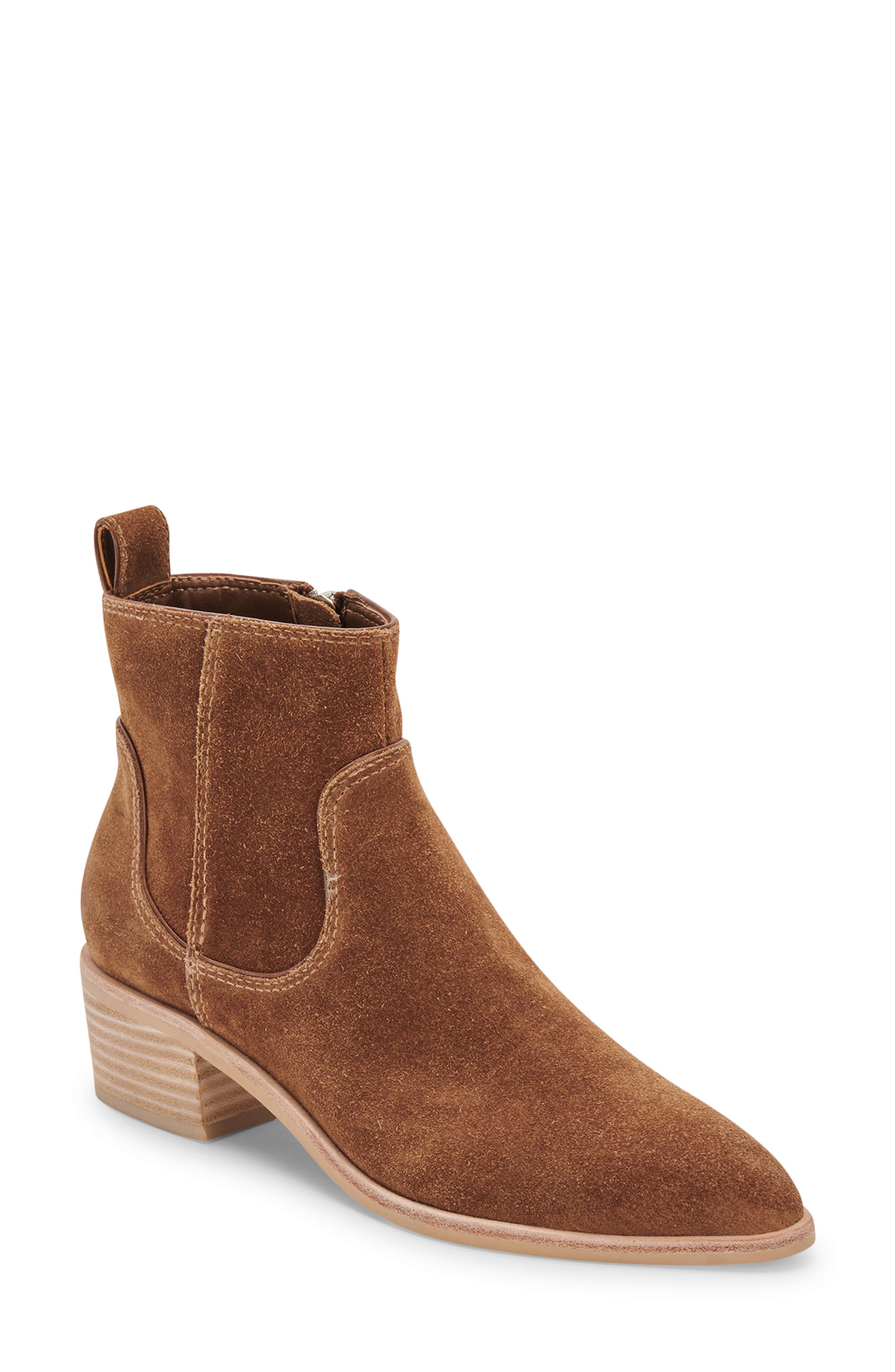 white patent booties