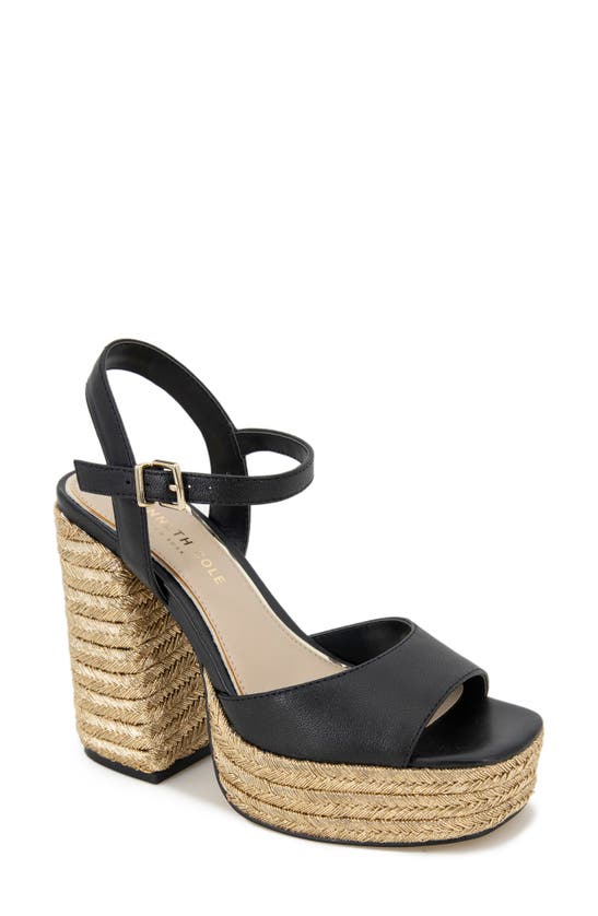 Shop Kenneth Cole New York Dolly Platform Sandal In Black