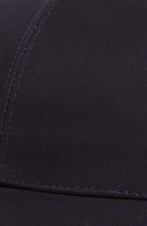 Vince Solid Twill Adjustable Baseball Cap In Costal Blue