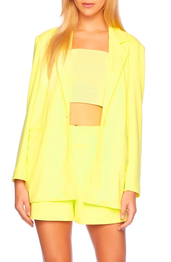 Shop Susana Monaco Oversize Blazer In Glow