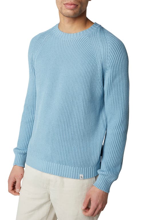 Harry Ribbed Crewneck Sweater in Lovat