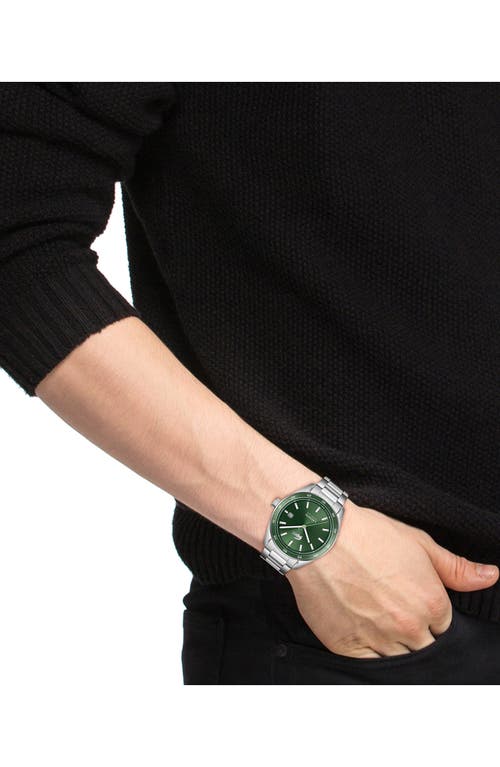 Shop Lacoste Boston Automatique Bracelet Watch, 40mm In Green