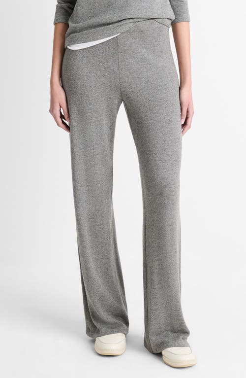 Shop Vince Cozy Wide Leg Pants In Dark Grey