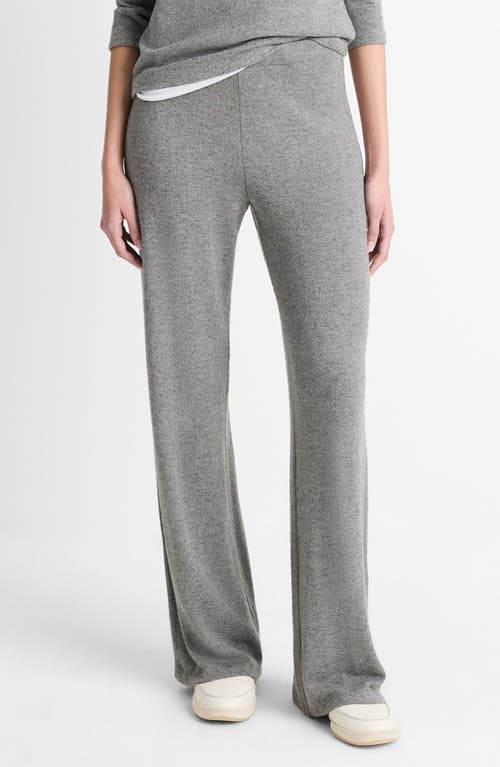 Vince Cozy Wide Leg Pants In Dark Grey