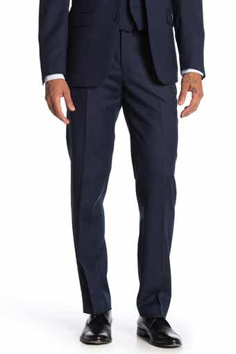 Calvin Klein Slim Fit Suit Separates Linen-Blend Pants