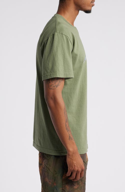 Shop Afield Out Alp Graphic T-shirt In Sage