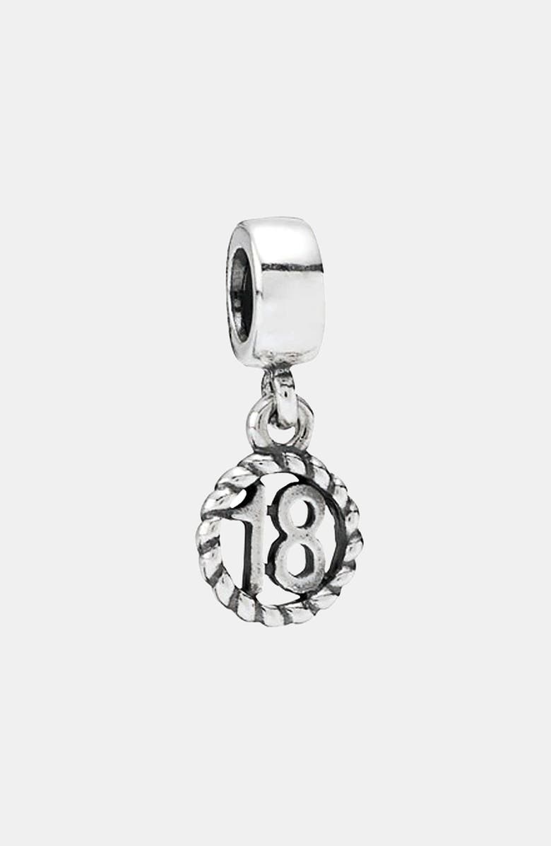Number 18 pandora charm Clearance