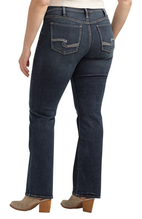 Shop Silver Jeans Co. Suki Curvy Mid Rise Bootcut Jeans In Indigo