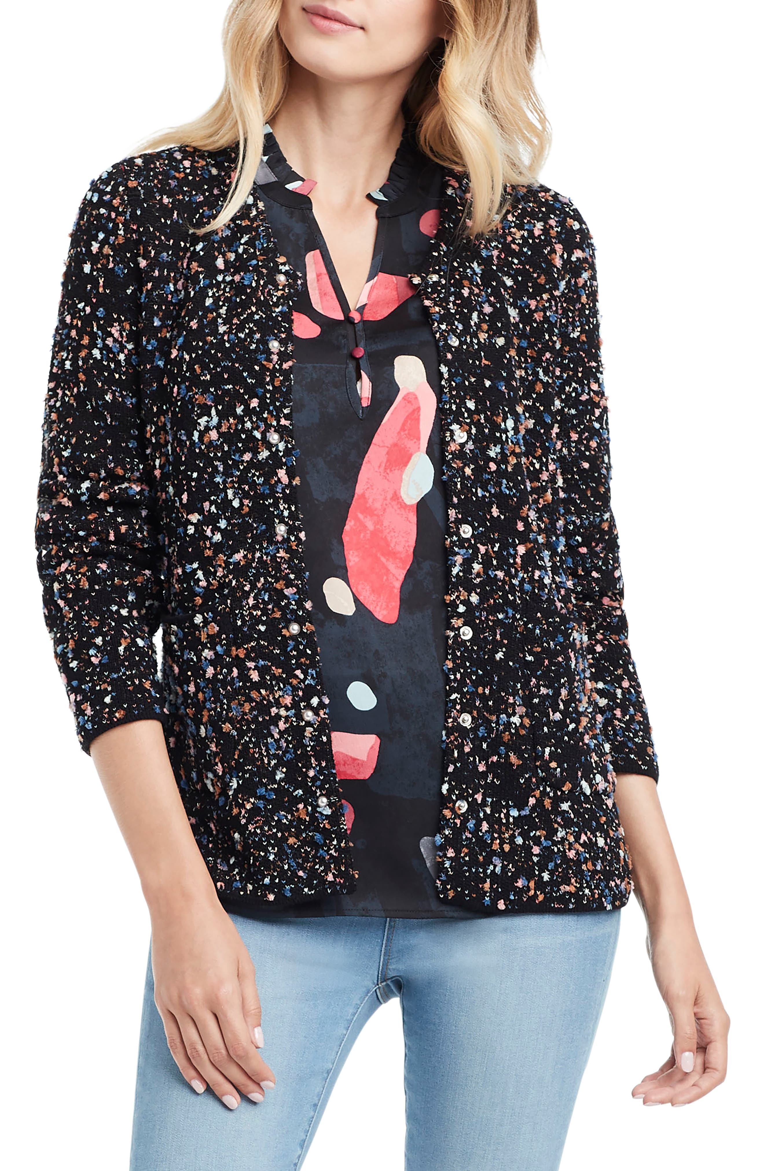 plus size confetti sweater