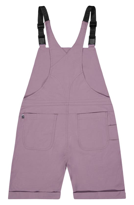 Shop Picture Organic Clothing Foday Water Resistant Short Overalls In Grapeade