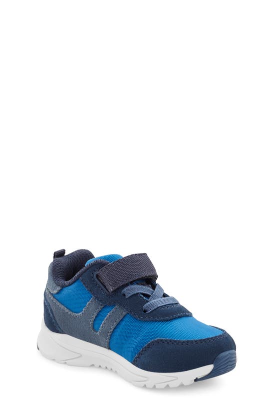 Stride Rite Kids M2p Zips Runner Sneaker In Navy