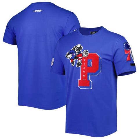 Men's Texas Rangers Pro Standard Royal/Red Taping T-Shirt