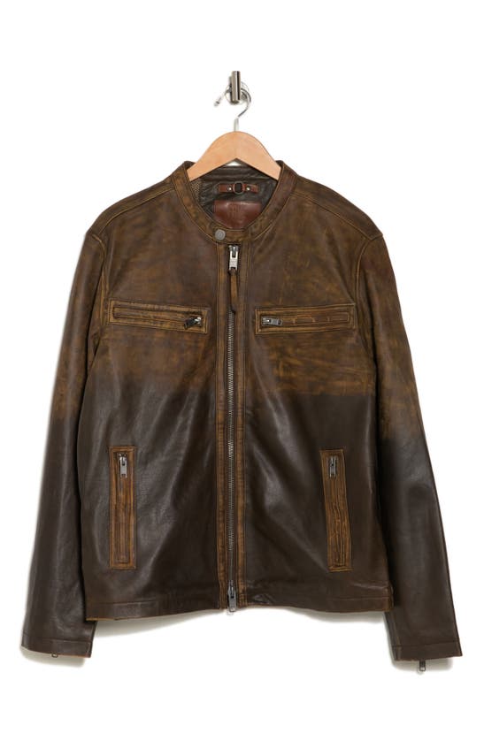 Shop Frye Vintage Racer Jacket In Brown