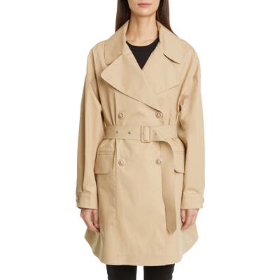 Moncler Waterproof Trench Coat, Beige
