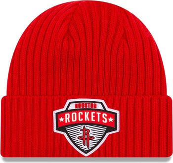 New Era Men's New Era Red Houston Rockets 2020 Tip-Off Cuffed Knit Hat ...